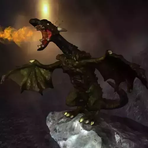 highly Detailed Dragon