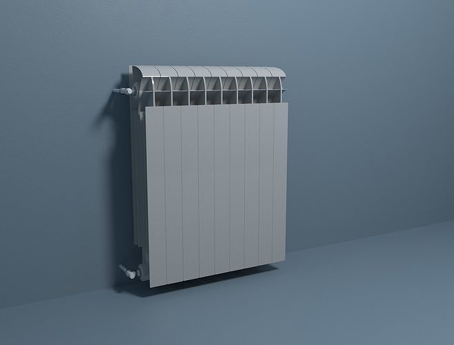 Radiator Free low-poly 3D model