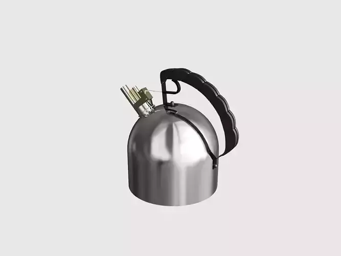 WATER KETTLE WITH WHISTLE 3d model