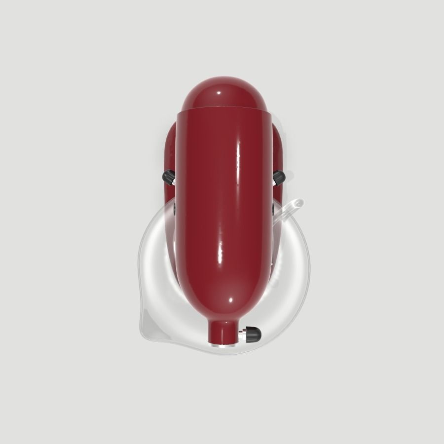 Kitchen Aid Stand Mixer Low-poly 3D model_5