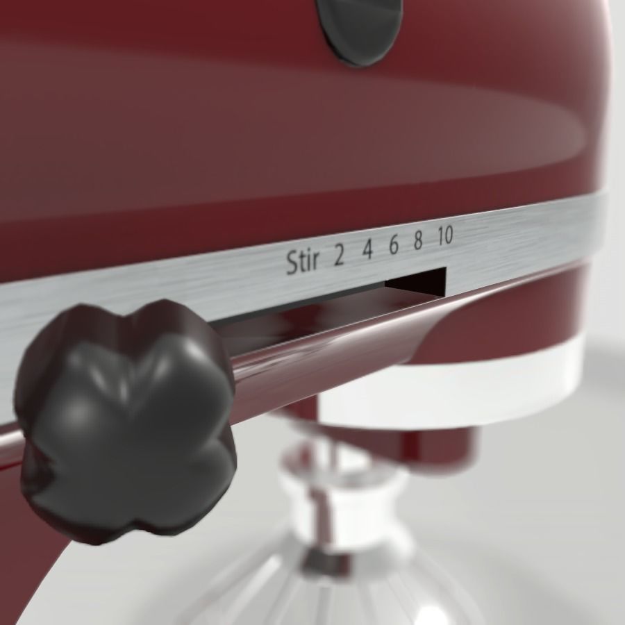 Kitchen Aid Stand Mixer Low-poly 3D model_7