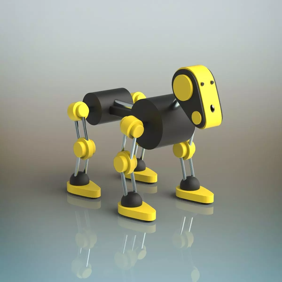 Robot Dog 3D model_0