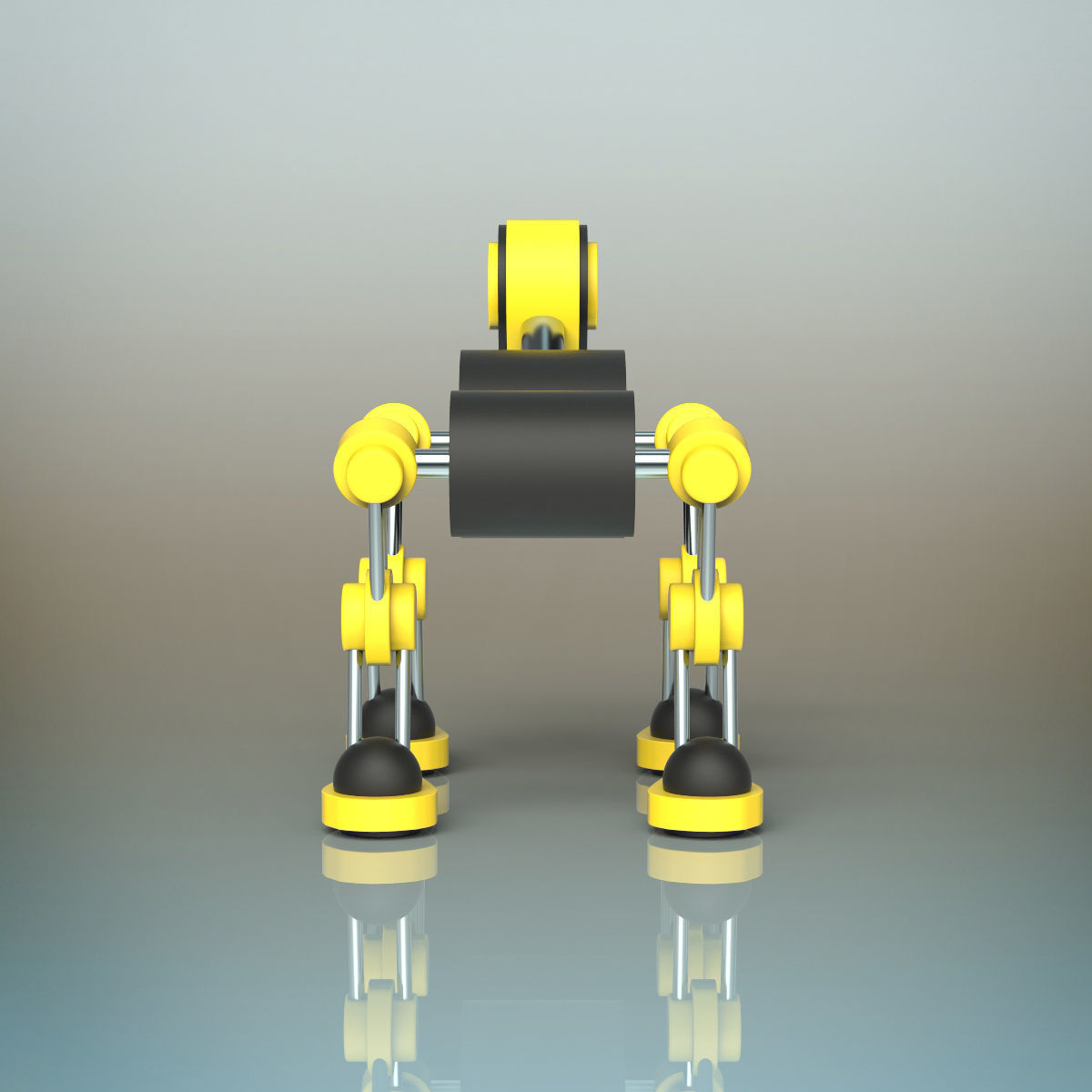 Robot Dog 3D model_6
