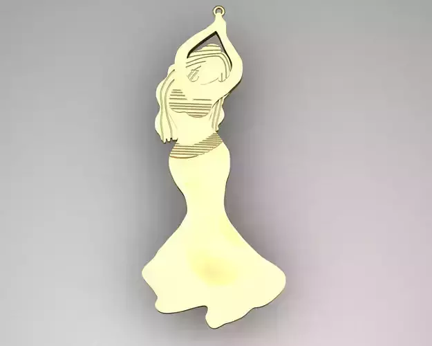 Belly Dancer Pendant Jewelry Luxury - 2021 