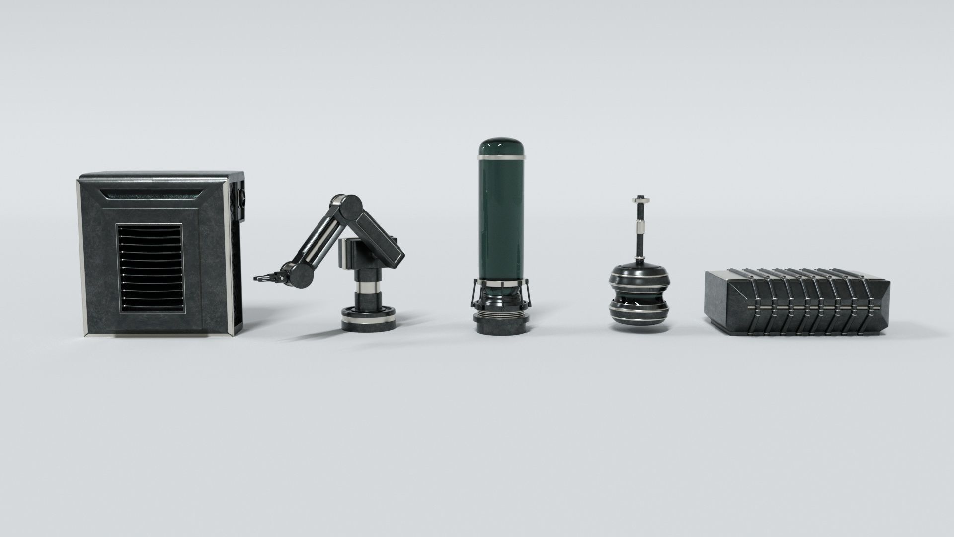 Sci-Fi Asset Pack 3D model_2