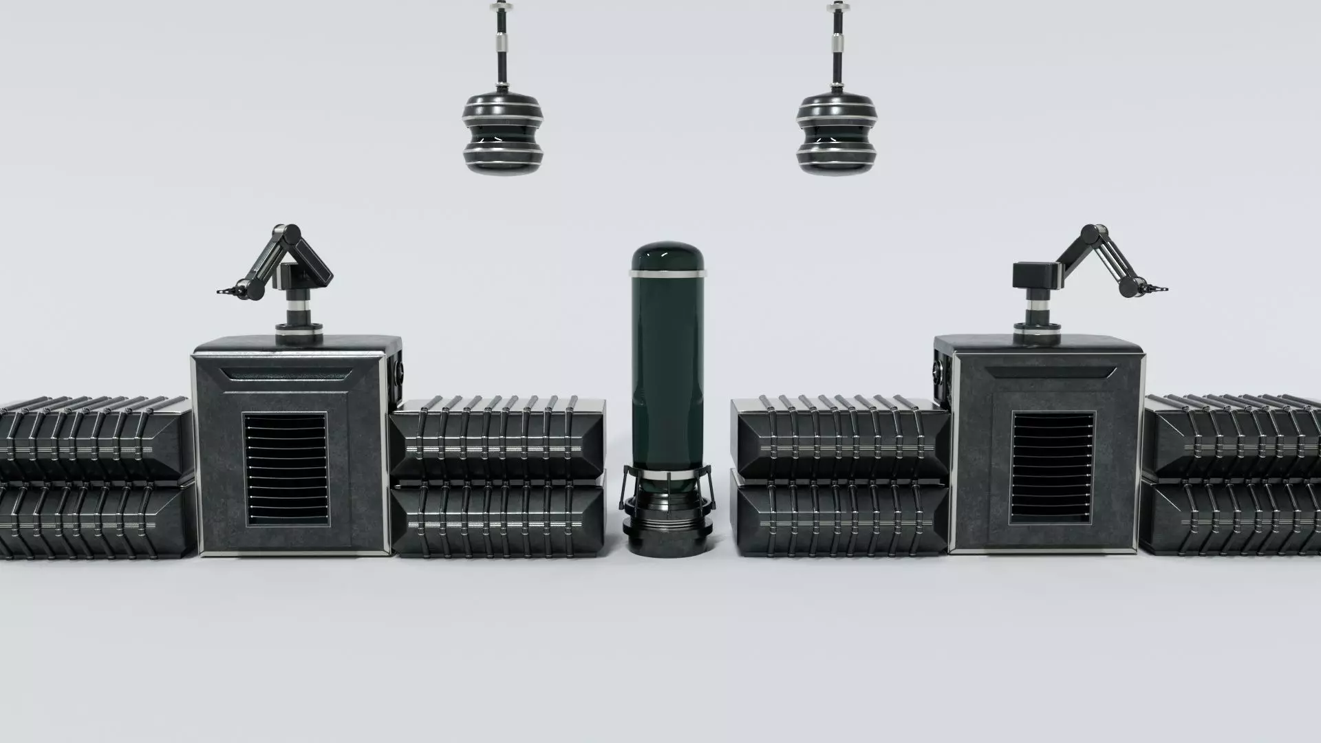 Sci-Fi Asset Pack 3D model_0