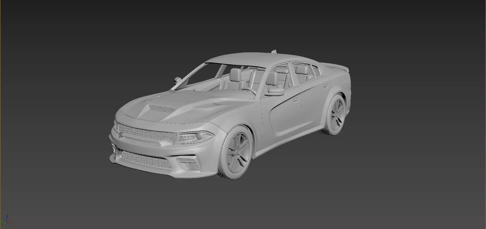 Dodge Charger SRT 2021 3D print model_0