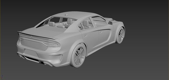 Dodge Charger SRT 2021 3D print model 6