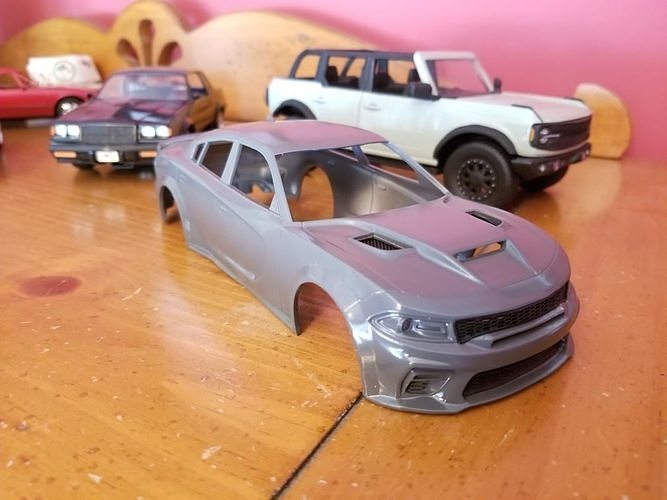 Dodge Charger SRT 2021 3D print model 2