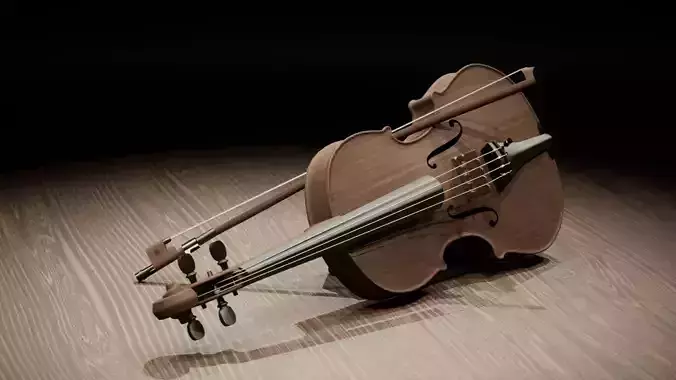 Dark Walnut Violin