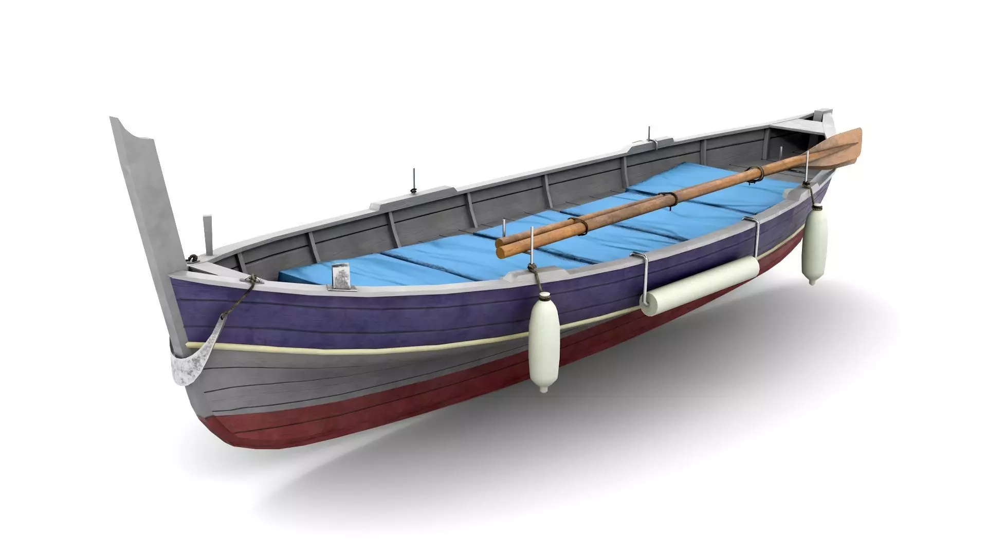 Fishing Boat 03 Low-poly 3D model