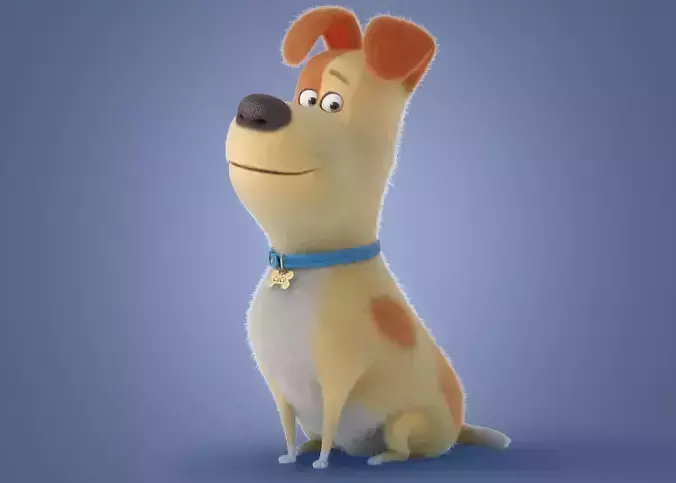 Cartoon Dog Rigged 3D model Cartoon Dog Rigged 3D model