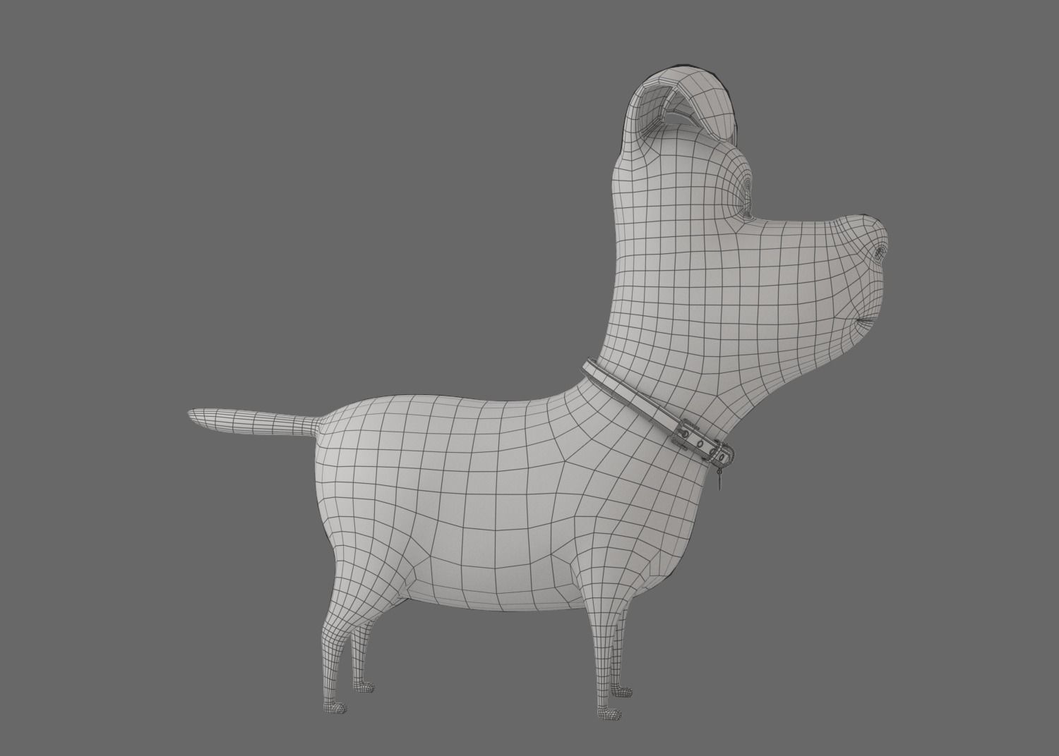 Cartoon Dog Rigged 3D model_13