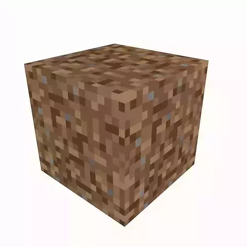 MINECRAFT DIRT  MODEL LOW-POLY 3D MODEL Low-poly 3D model