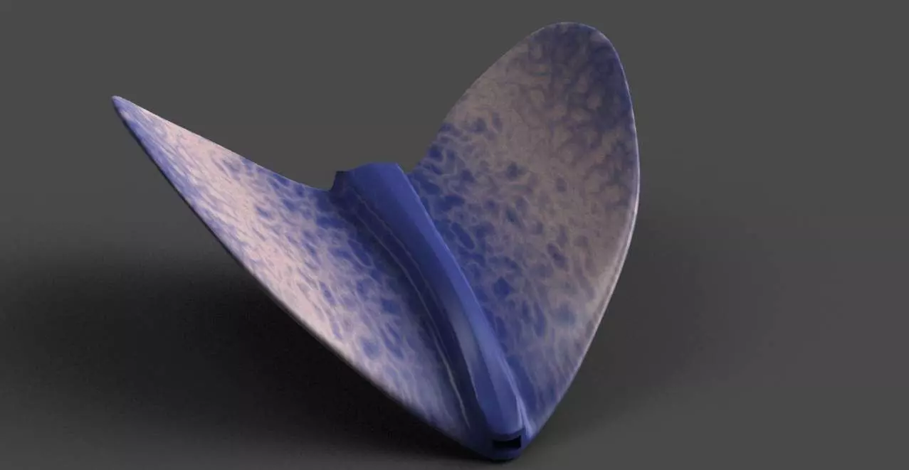 Ray space yacht 3D print model_0