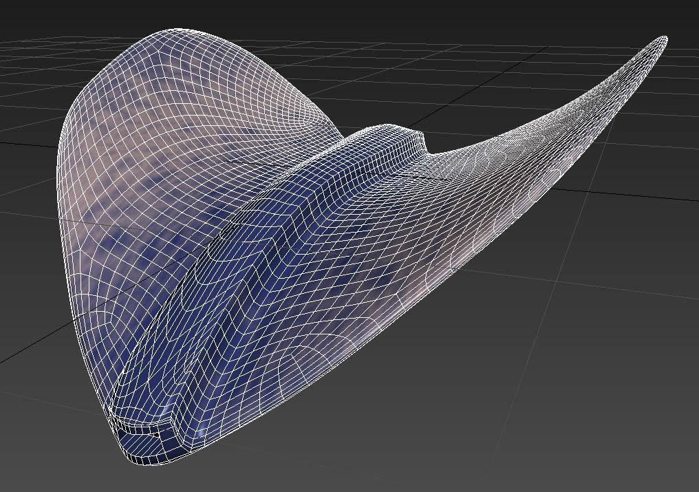 Ray space yacht 3D print model_7