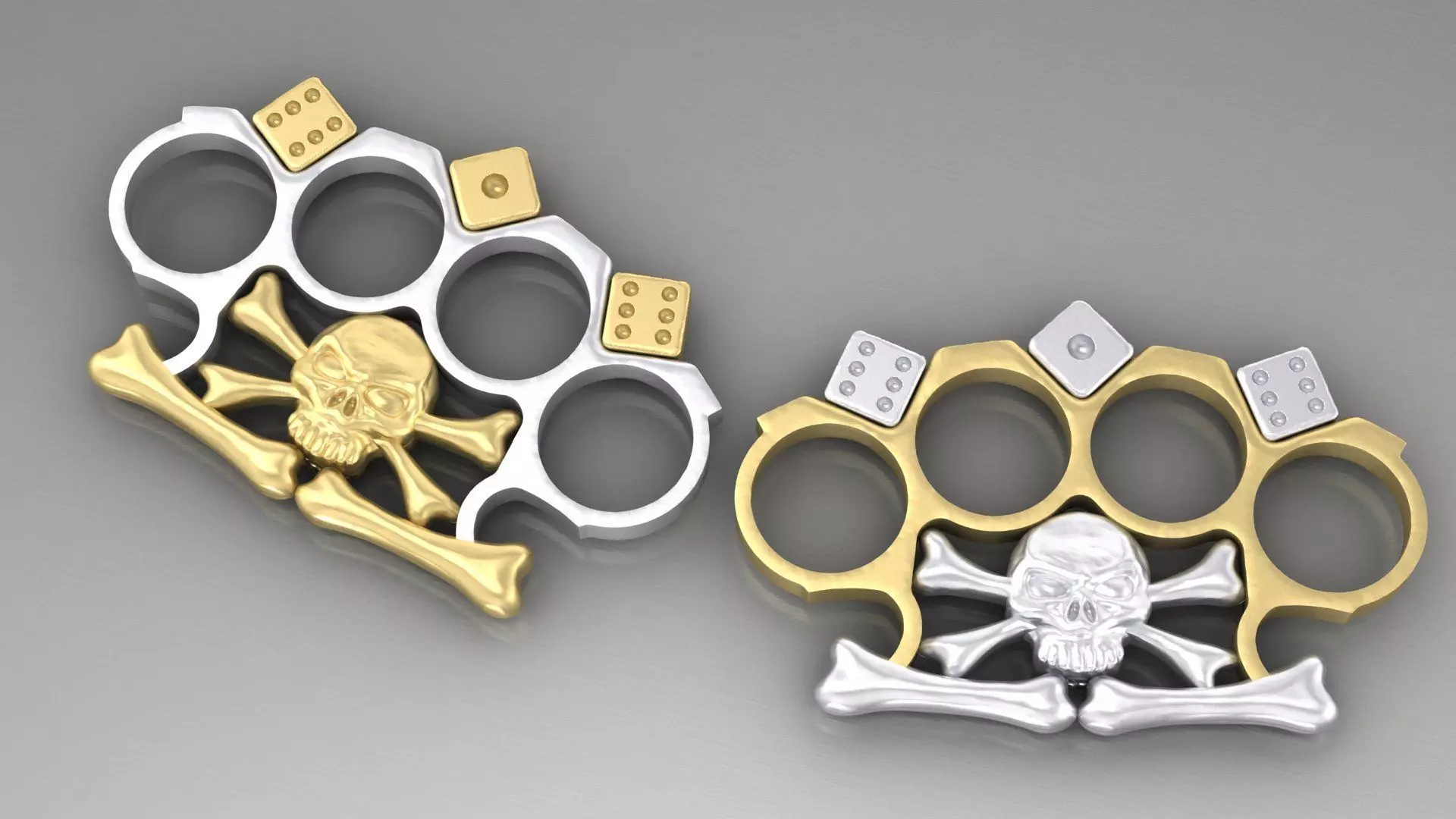 Brass Knuckles 3D print model_0