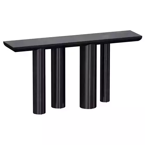 Bomen Black Oak Console Table Crate and Barrel
