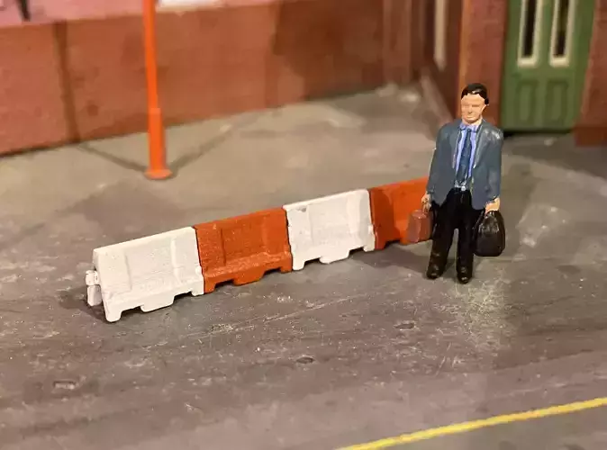 Model Railway Road Barriers 3D print model Model Railway Road Barriers 3D print model