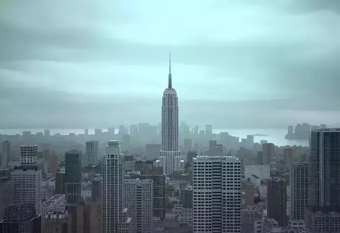 New york city building 3D model