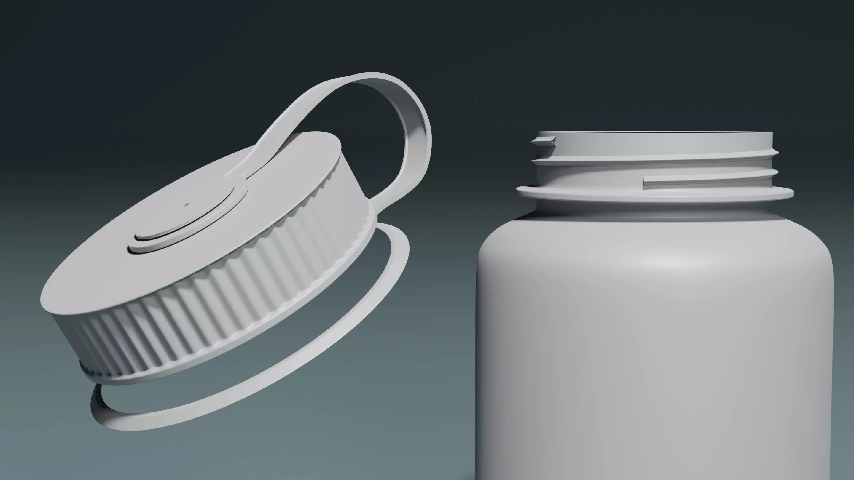 Water Bottle 3D model_0