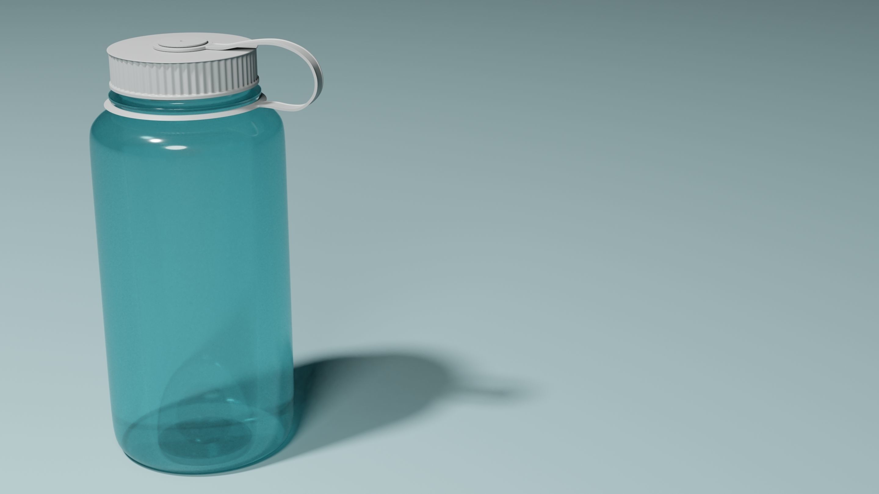 Water Bottle 3D model_2