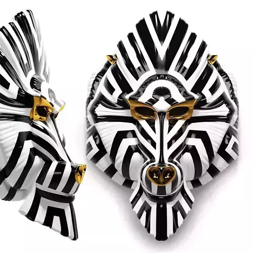 Lladro Mandrill Mask