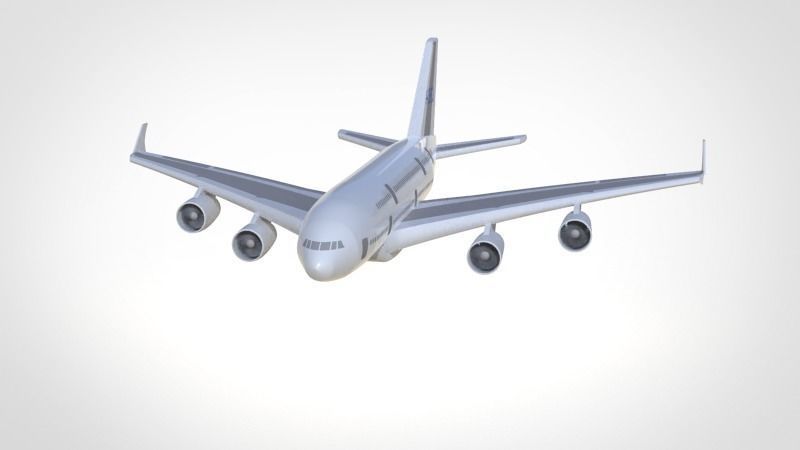 Airbus A380 3D model_8