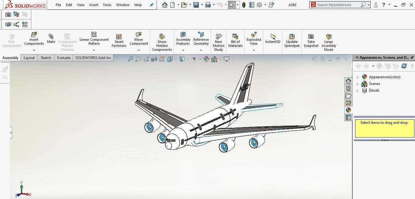 Airbus A380 3D model_3