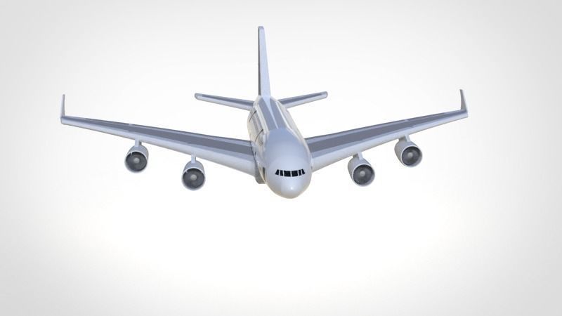 Airbus A380 3D model_9