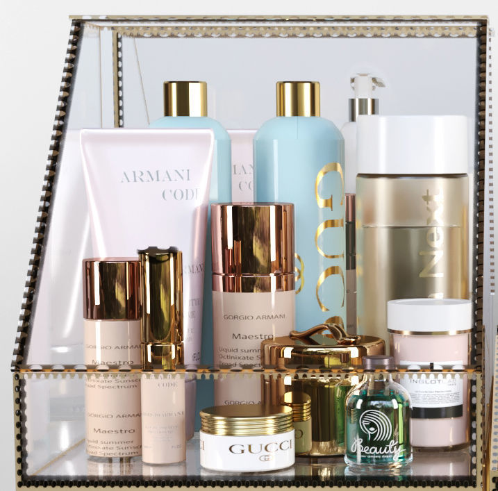 Cosmetic set for beauty salon 3 3D model_4