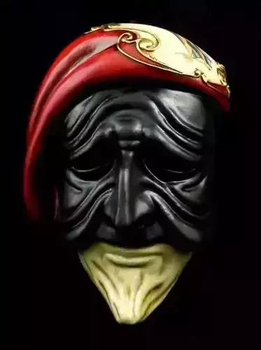 Maschera Veneziana -Pantalone - Venetian Mask - Pantalone 3D print model