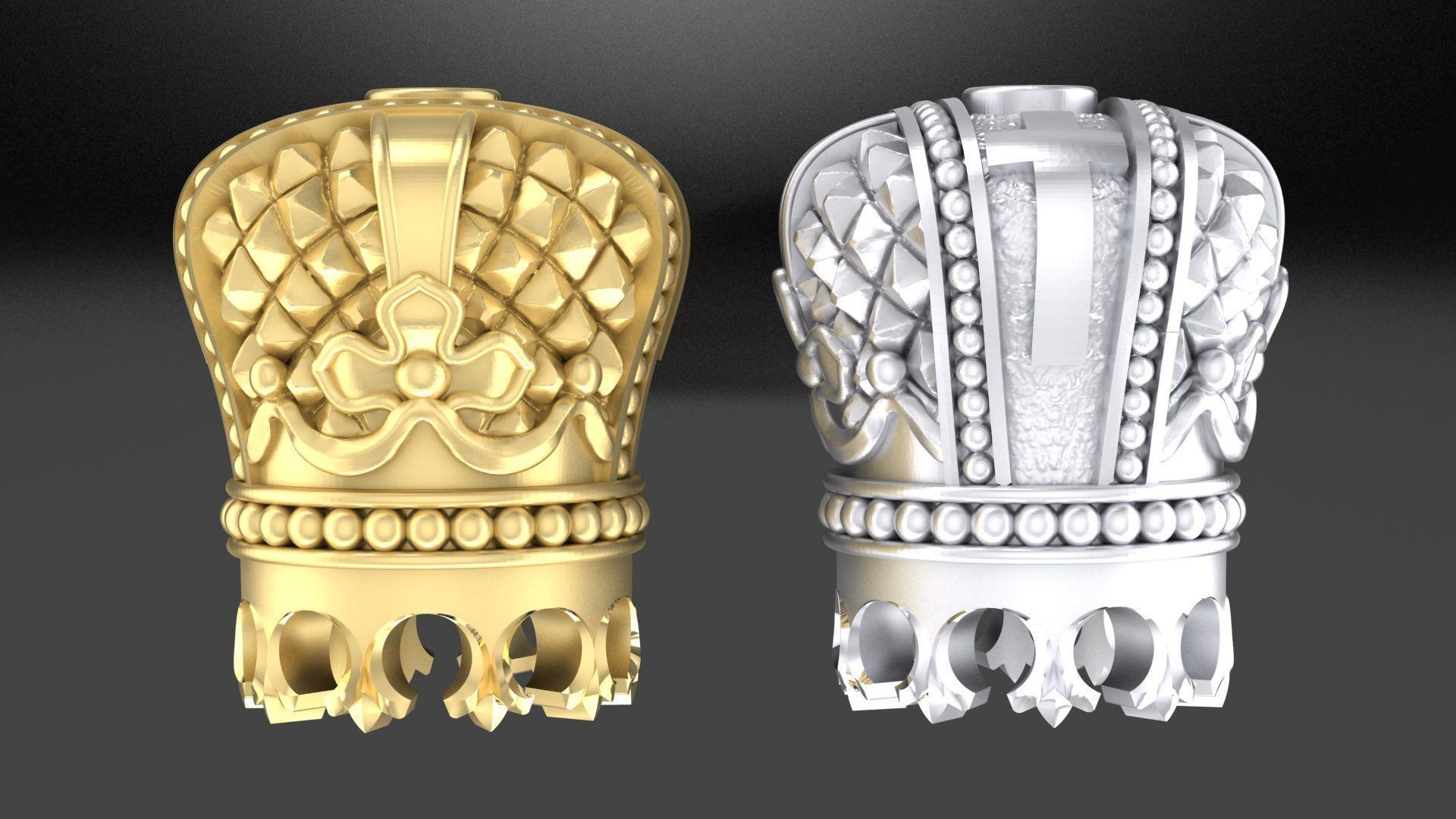 Stick Cap Queen 3D print model_2