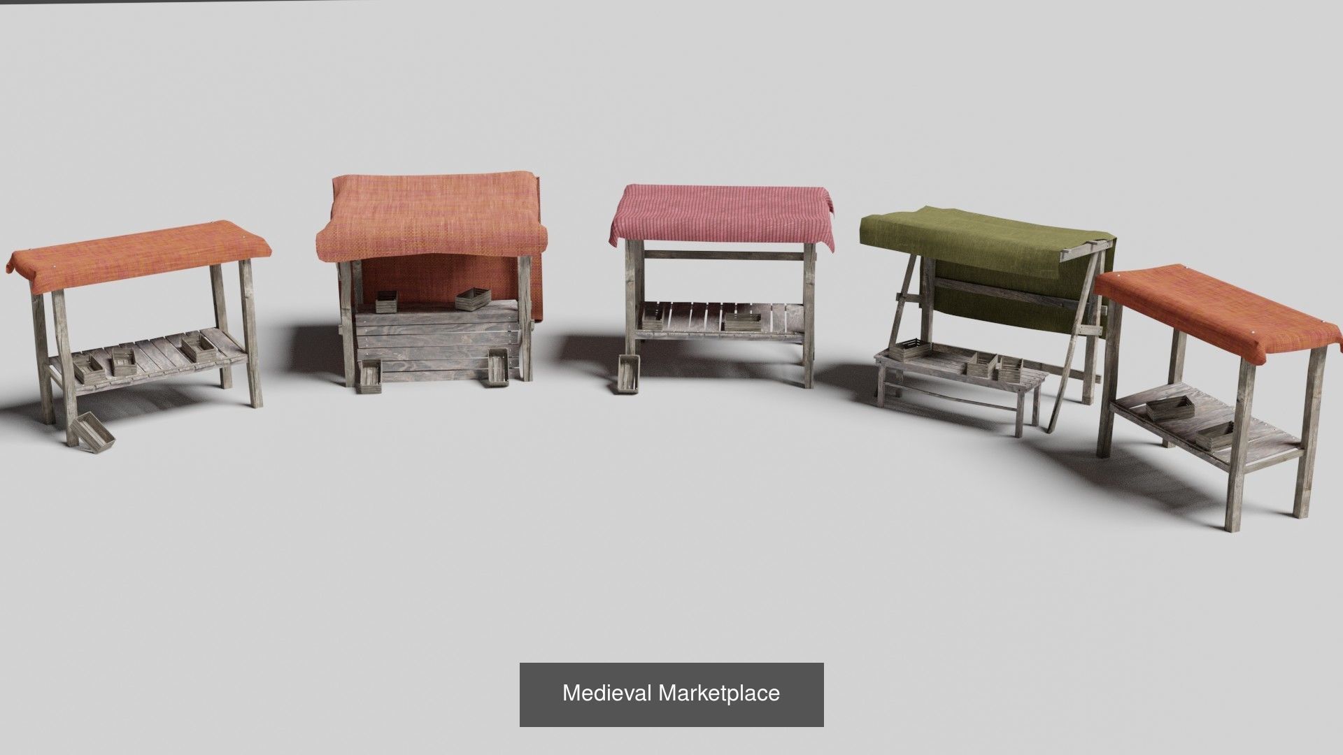 Medieval Pack 3D Model Collection_3