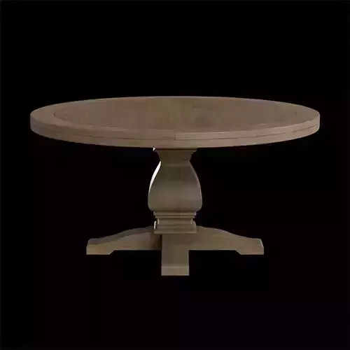 Round Lisette Dining Table pine wood