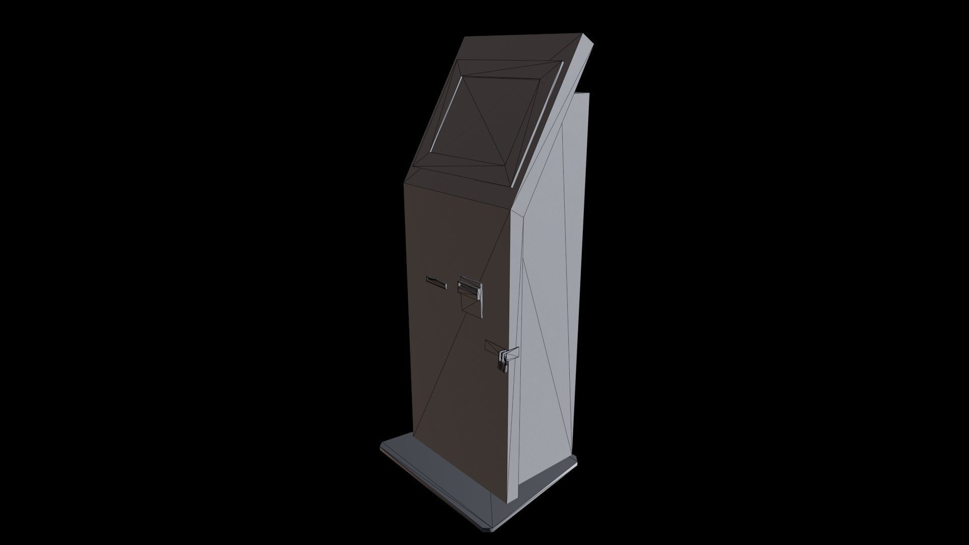 piwi terminal Low-poly 3D model_7