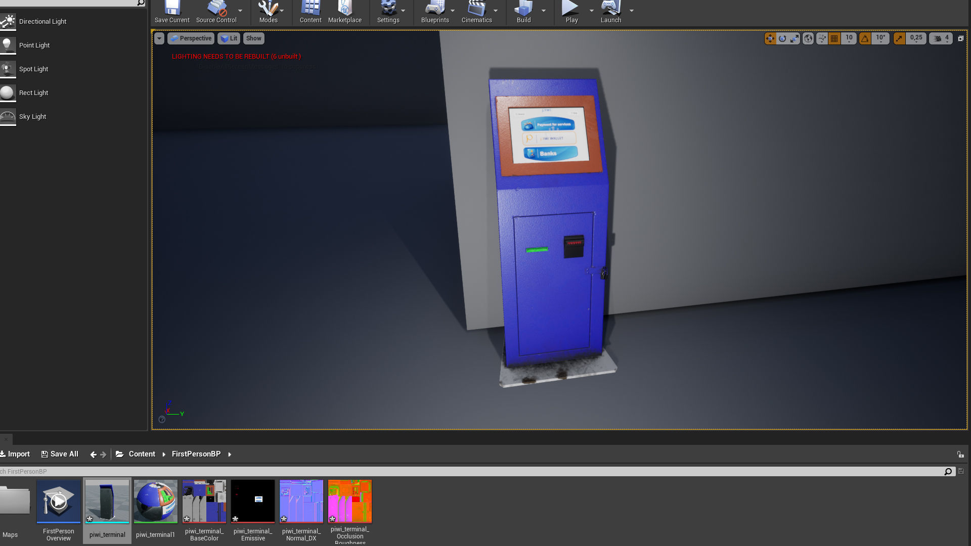 piwi terminal Low-poly 3D model_11