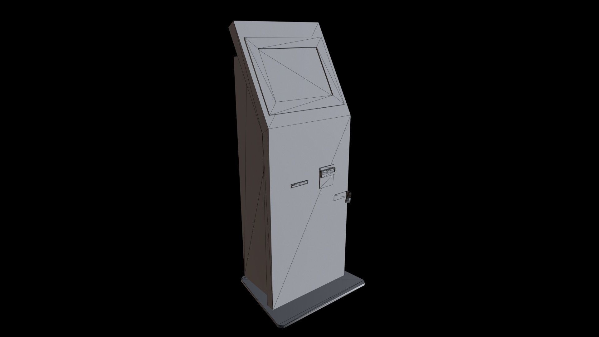 piwi terminal Low-poly 3D model_6