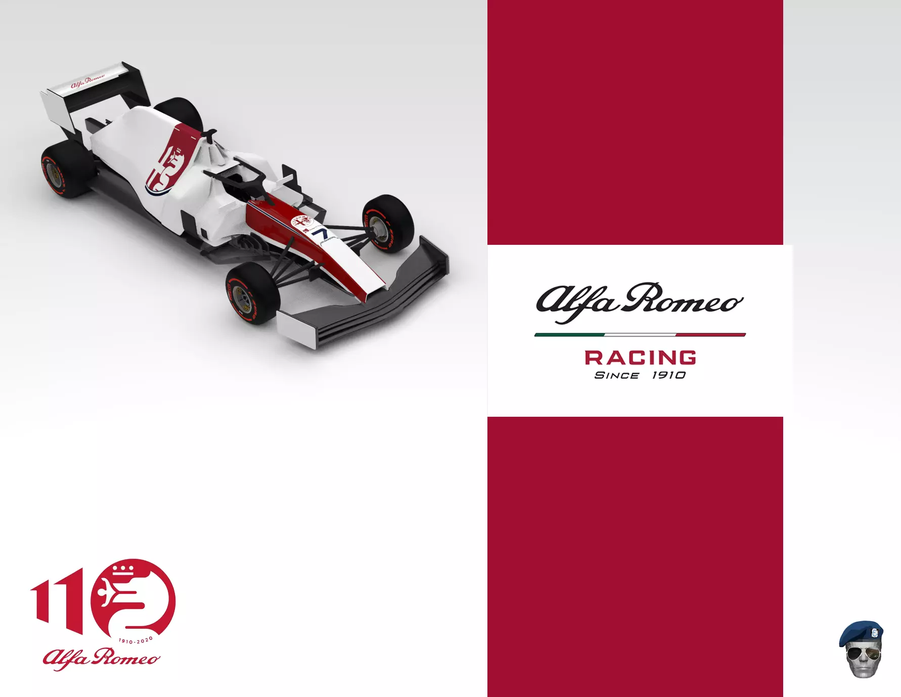 Alfa Romeo Racing C39  Formula 1 3D model_0