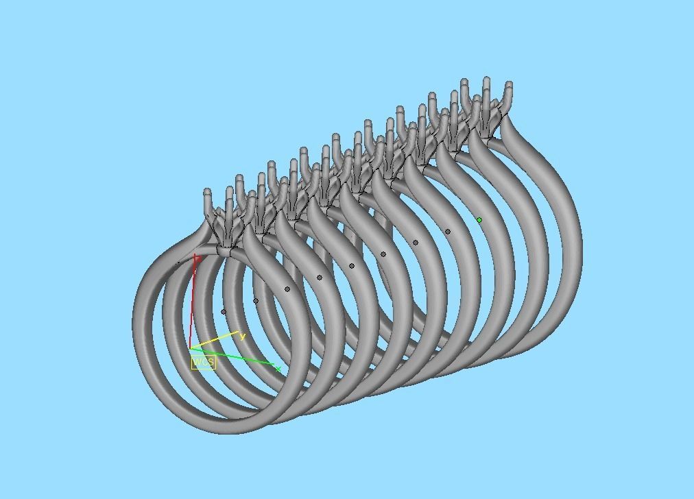 Solitaire Engagement Ring 4mm Stone printable 3dmodel 3D print model_24