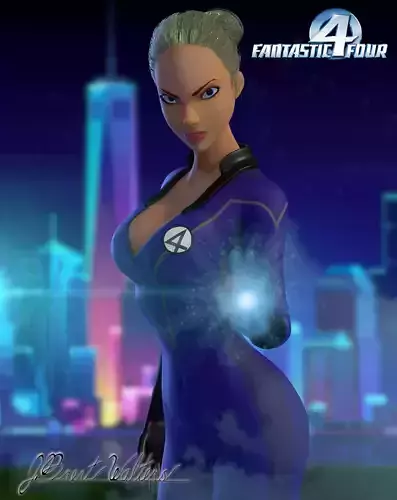 The Invisible Woman Model 3D model