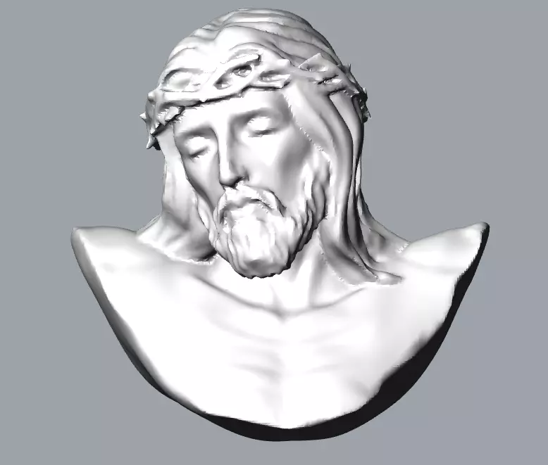 Jesus bust 3D print model 3D print model