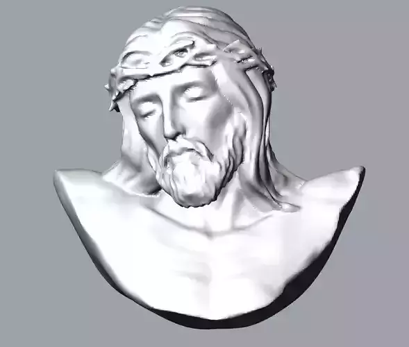 Jesus bust 3D print model