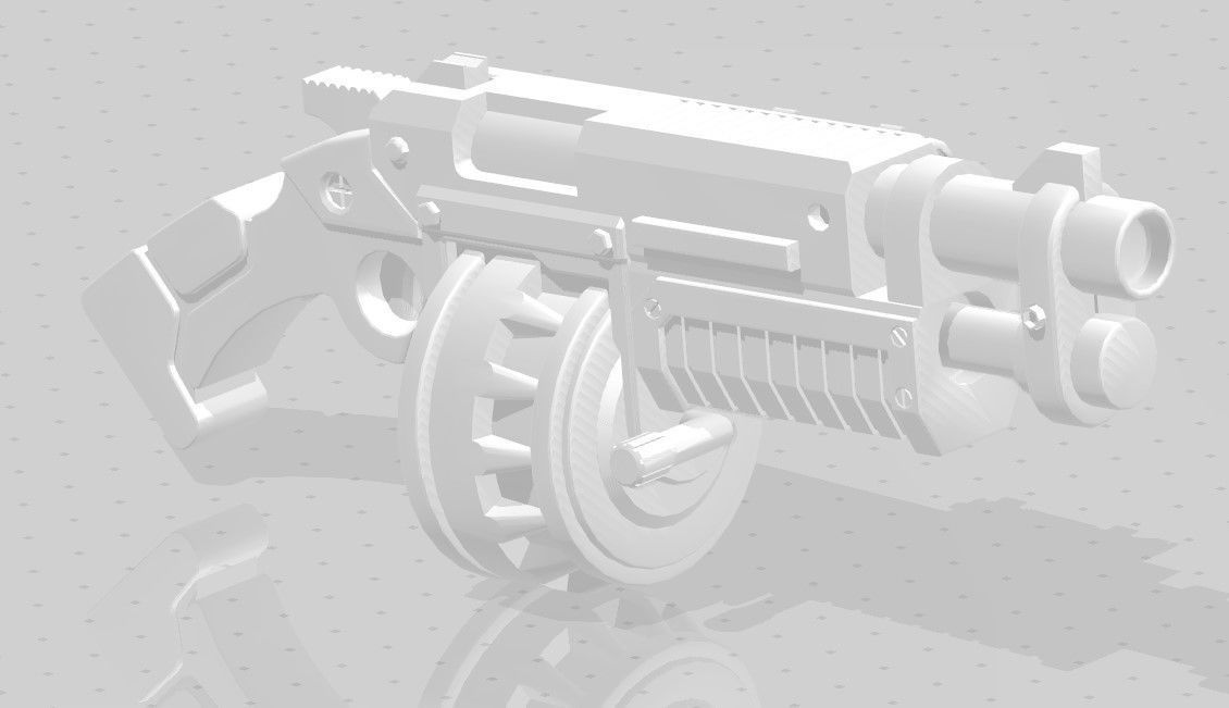 Guns for Necromunda 3D print model_1