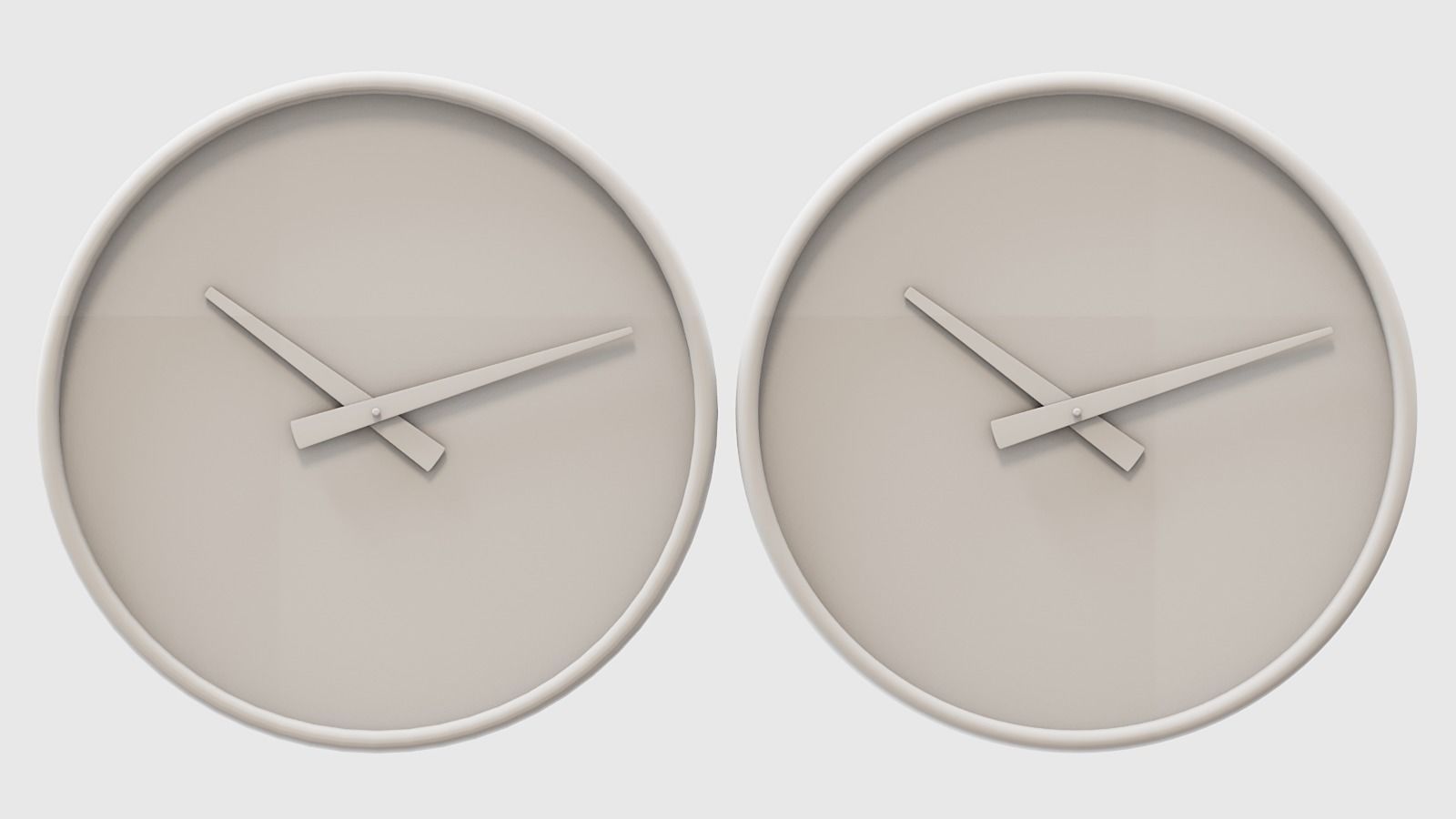 Kriptonite Wall Clock  Low-poly 3D model_4