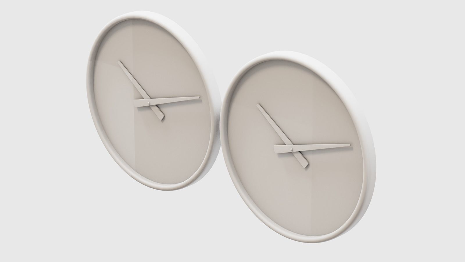 Kriptonite Wall Clock  Low-poly 3D model_5
