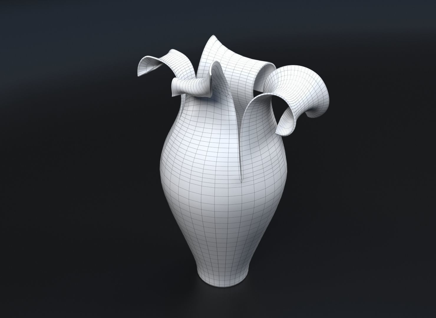 Broken vase 3D model_2