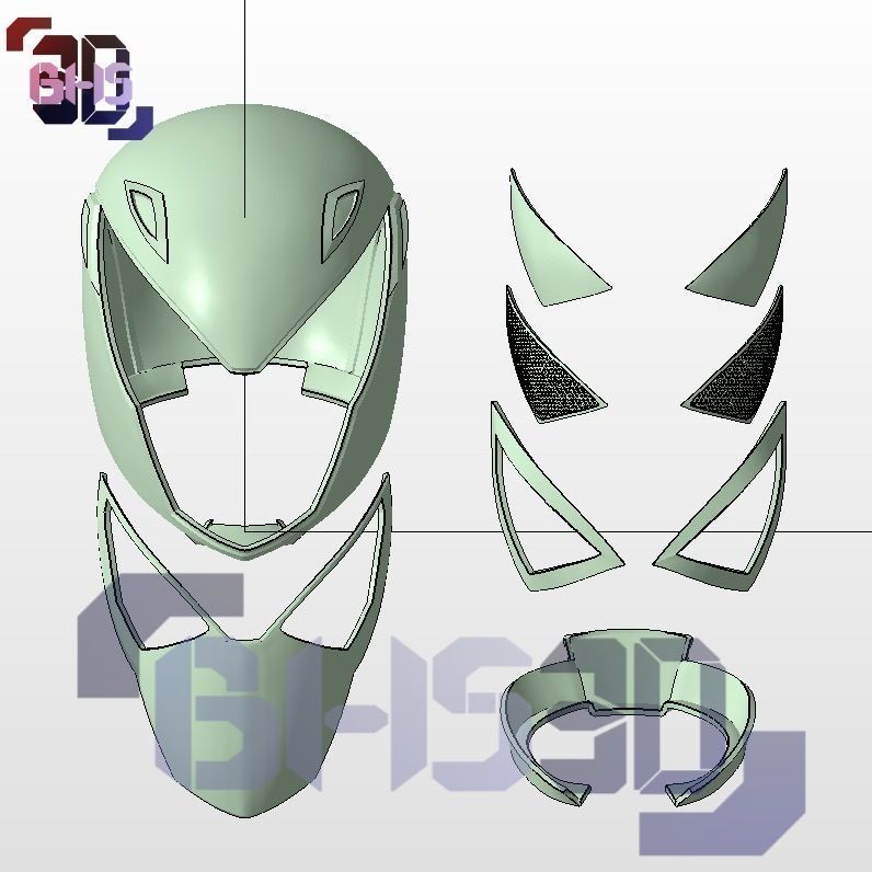 Spiderman helmet 3D print model_9