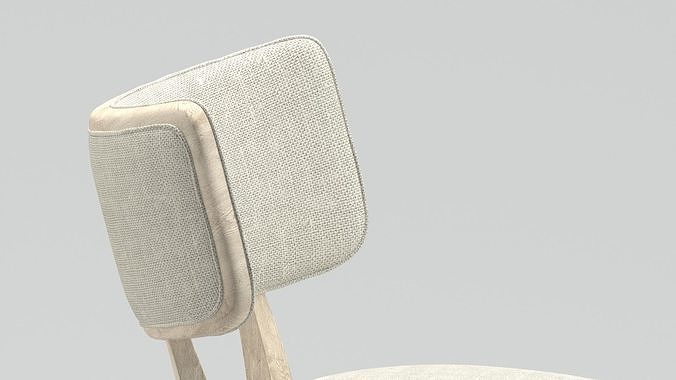 Baker Grande Aegean Chair 3D model 2