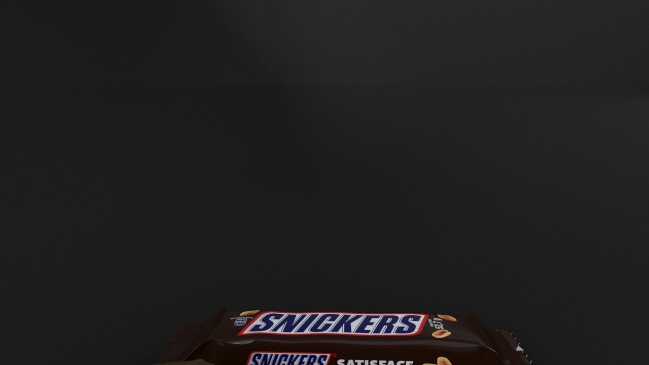 Snickers chocolate with nuts 3D model 3D model_6